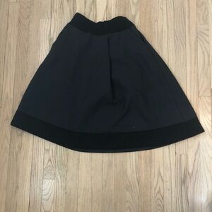 Jil Sander dark green skirt